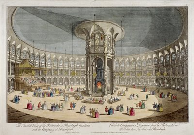 Rotundaen i Ranelagh Gardens, Chelsea, London, c1750 av Thomas Bowles
