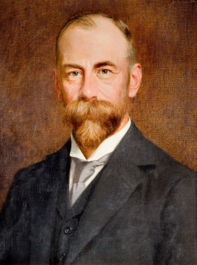 Portrett av Barrow Cadbury, 1912. av Thomas Bowman Garvie