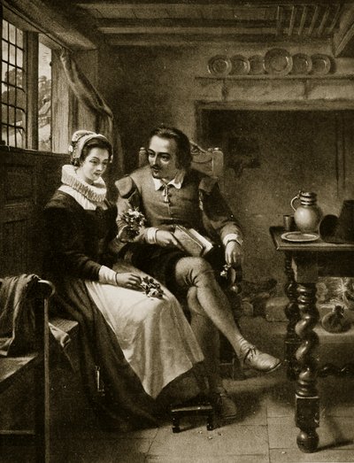 Shakespeares frieri, illustrasjon fra 'Hutchinson's Story of the British Nation', ca. 1923 av Thomas Brooks
