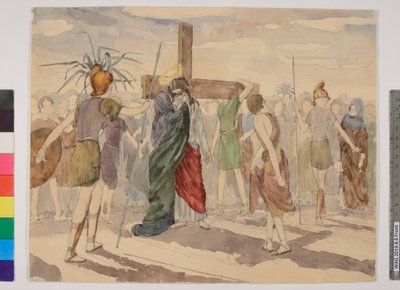 Veronica tørker Jesu ansikt av Thomas Burke