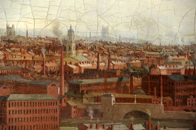Utsikt over Leeds av Thomas Burras