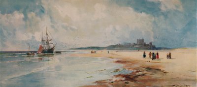 Bamborough Castle, 1892, 1935 av Thomas Bush Hardy