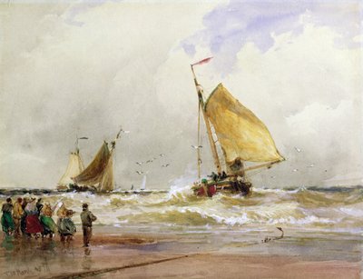 Schevenegen strand av Thomas Bush Hardy