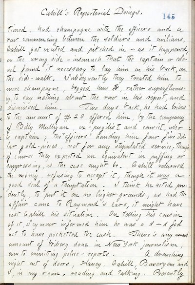 Thomas Butler Gunn Diaries- bind 16, side 166, 10. mai 1861 av Thomas Butler Gunn