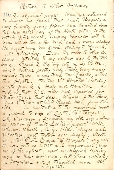 Thomas Butler Gunn Diaries – bind 21, side 120, 20. desember 1862 av Thomas Butler Gunn