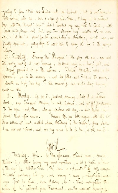 Thomas Butler Gunn Diaries- bind 2, side 70, 29. mars- 1. april 1851 av Thomas Butler Gunn