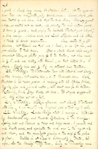 Thomas Butler Gunn Diaries- bind 7, side 54, 19.-22. April 1855 av Thomas Butler Gunn