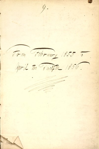 Thomas Butler Gunn Diaries- bind 7, side 5, 1855-1856 av Thomas Butler Gunn