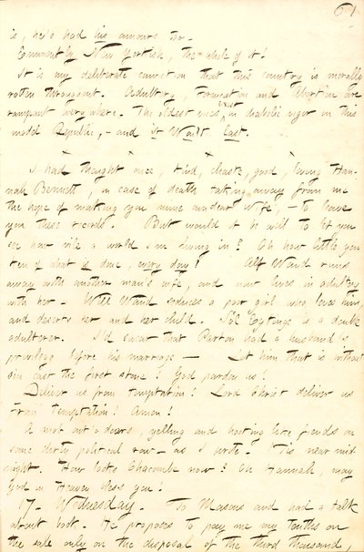 Thomas Butler Gunn Diaries- bind 8, side 68, 16.-17. September 1856 av Thomas Butler Gunn