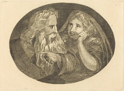 Lear og Cordelia av Thomas Butts, Jr. after William Blake