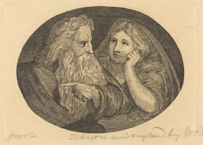Lear og Cordelia av Thomas Butts, Jr. after William Blake