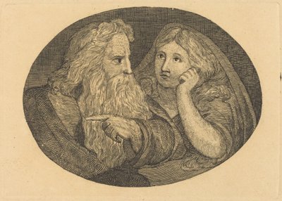 Lear og Cordelia av Thomas Butts, Jr. after William Blake