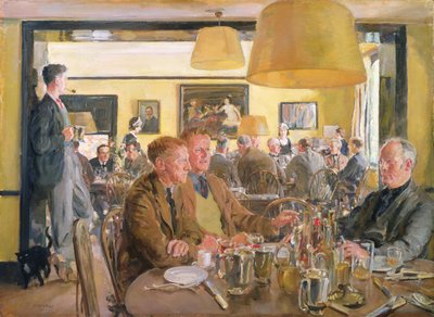 Lunsj på Chelsea Arts Club av Thomas Cantrell Dugdale