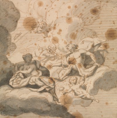 Design for en takdekorasjon av Thomas Carwitham