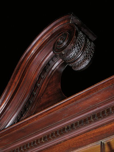 En bokhylle fra George III av Thomas Chippendale