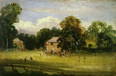 Landsbymessen, Østre Bergholt (olje på panel) av Thomas Churchyard