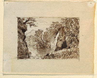 Imaginært landskap av Thomas Cole