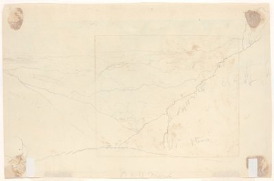 Fjelllandskap [verso] av Thomas Cole