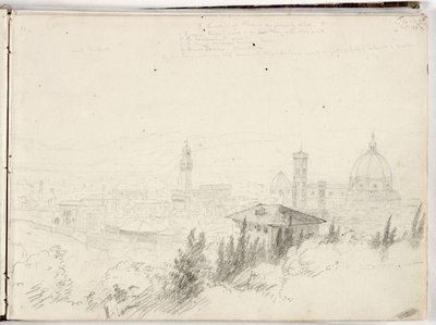 Panorama av Firenze av Thomas Cole