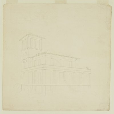Foreslått villa på Catskill av Thomas Cole