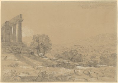 Juno-tempelet, Agrigento av Thomas Cole