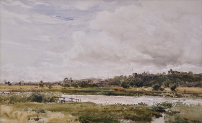 Landskap, elv i forgrunnen av Thomas Collier