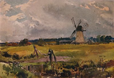 Vindmøllen, ca 1890 av Thomas Collier