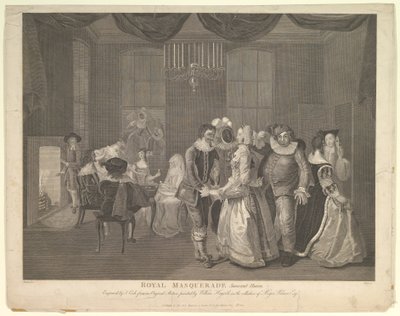 Royal Masquerade Somerset House, 21. oktober 1805. av Thomas Cook