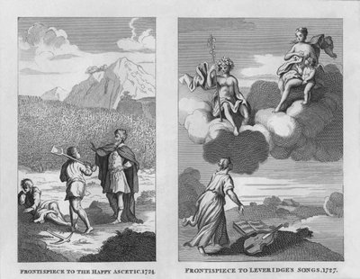 The Happy Ascetic, 1724, og Leveridges Songs, 1727, 1809, 1827. av Thomas Cook