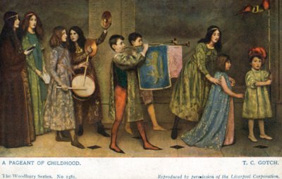 En konkurranse i barndommen av Thomas Cooper Gotch