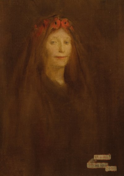 Studie for "Death the Bride", 1894 av Thomas Cooper Gotch