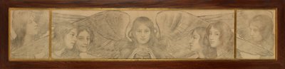 Triptych of Angels av Thomas Cooper Gotch