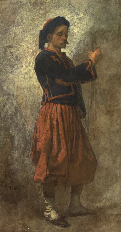 A Zouave, 1856-62 av Thomas Couture