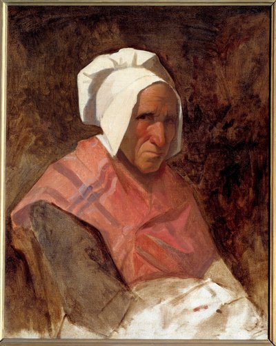 Portrett av Marie Simonet Maleri av Thomas Couture (1815-1879) 1836 Søn. 0,65x0,53 m av Thomas Couture