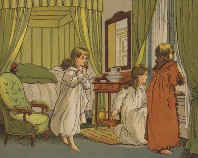 Boulogne: hotellet (farge litho) av Thomas Crane