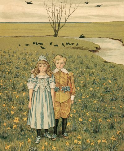 Hjemmeliv: Barn i en eng av Thomas Crane