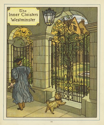 The Inner Cloisters of Westminster av Thomas Crane