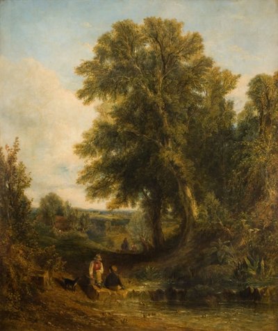 Engelsk landskap, 1829. av Thomas Creswick