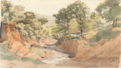 Landskapsutsikt ved Powerscourt av Thomas Creswick