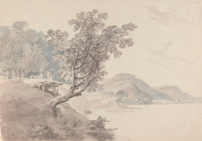 Akbarpur Gaut, nær Rahotas, India av Thomas Daniell