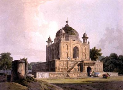 Mausoleet til Sultan Purveiz, nær Allahabad, fra 