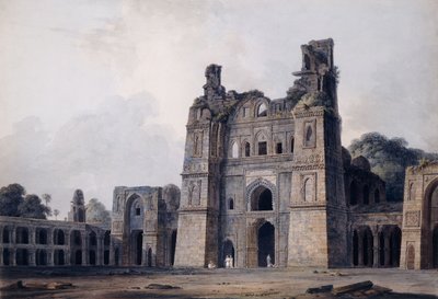 Atal-moskeen, Jaunpur, Uttar Pradesh, av Thomas Daniell