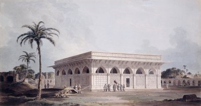 Den sekstifjerde søyle Nizamuddin, Delhi, av Thomas Daniell