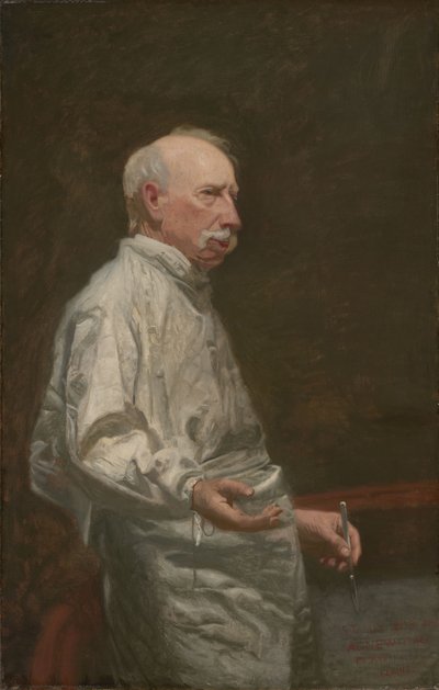 Dr. Agnew (dr. D. Hayes Agnew) (1818-1892) av Thomas Eakins