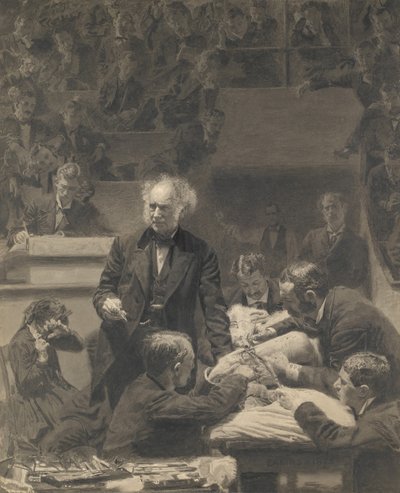 Gross Clinic, 1875-76.    1161216   no       norwegian Successfully Translated  Original: Infant Funeral Procession, 1870s. Translat: Infant Funeral Procession, 1870s. 1155218 no norwegian Successfully Translated Original: The Apparition of Virgin Mary in  av Thomas Eakins