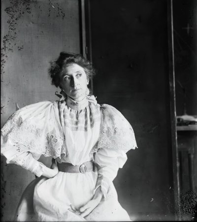Jennie Dean Kershaw Mrs. Samuel Murray, ca. 1897. av Thomas Eakins