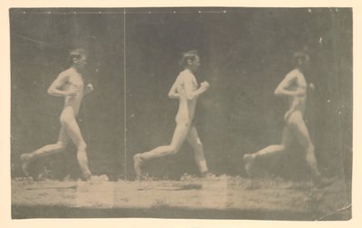 Marey Wheel-fotografier av uidentifisert modell, 1884. av Thomas Eakins
