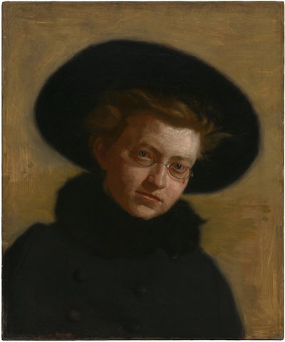 Portrett av Lillian Hammit (Jente med stor hatt) av Thomas Eakins