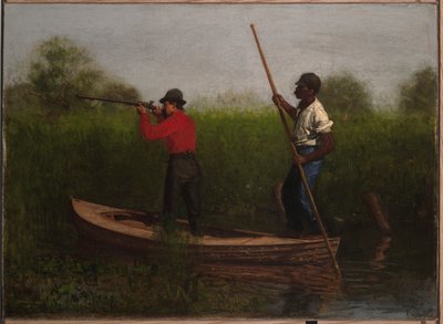 Jernbaneskyting på Delaware av Thomas Eakins