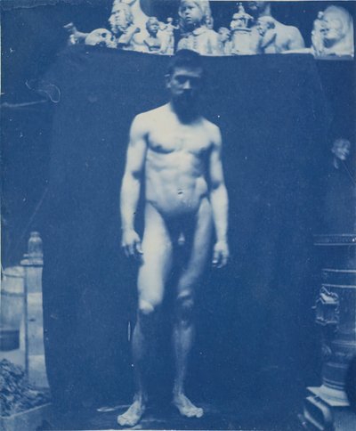 Stående naken Samuel Murray, ca. 1890-1892. av Thomas Eakins